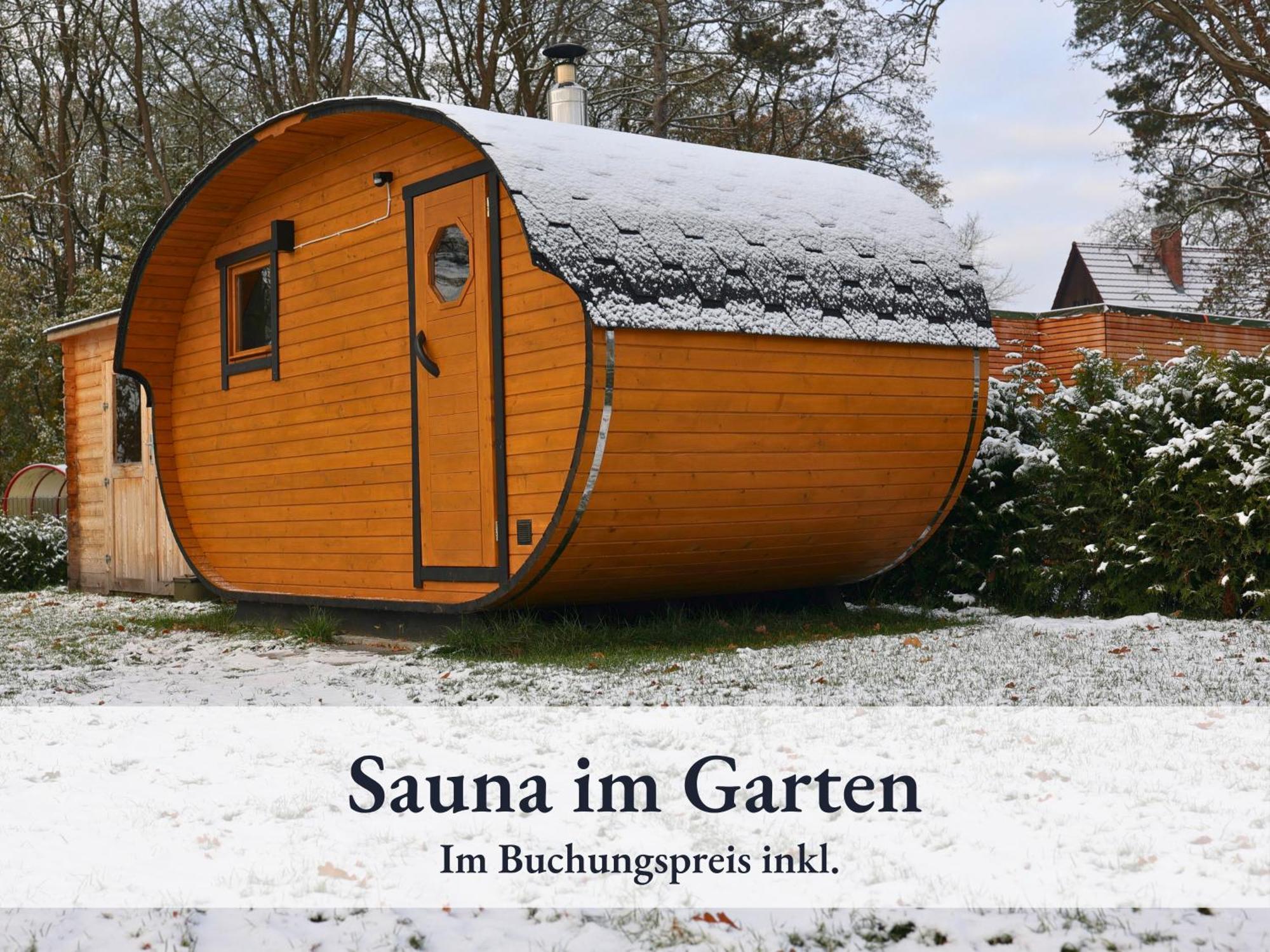 Fewo River I Wellnesstraum I Winterentspannung I Inkl Badefass I Kamin I Sauna Wendisch Rietz Extérieur photo